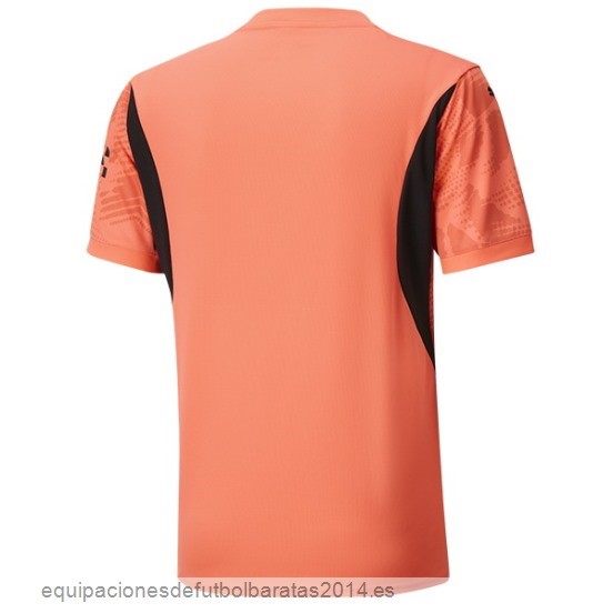 Nuevo Tailandia Portero Camiseta Manchester City 24/25 Naranja Baratas